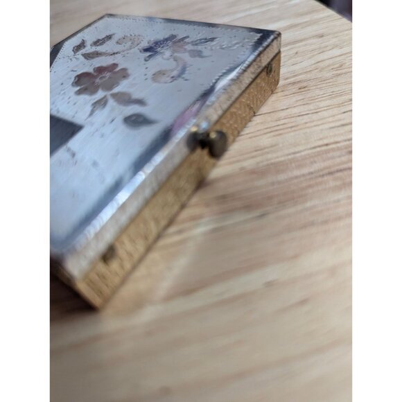 Dorset 5th Avenue Silver and gold tone w/ pads etched flowers engrave space 2x3 - Picture 8 of 15